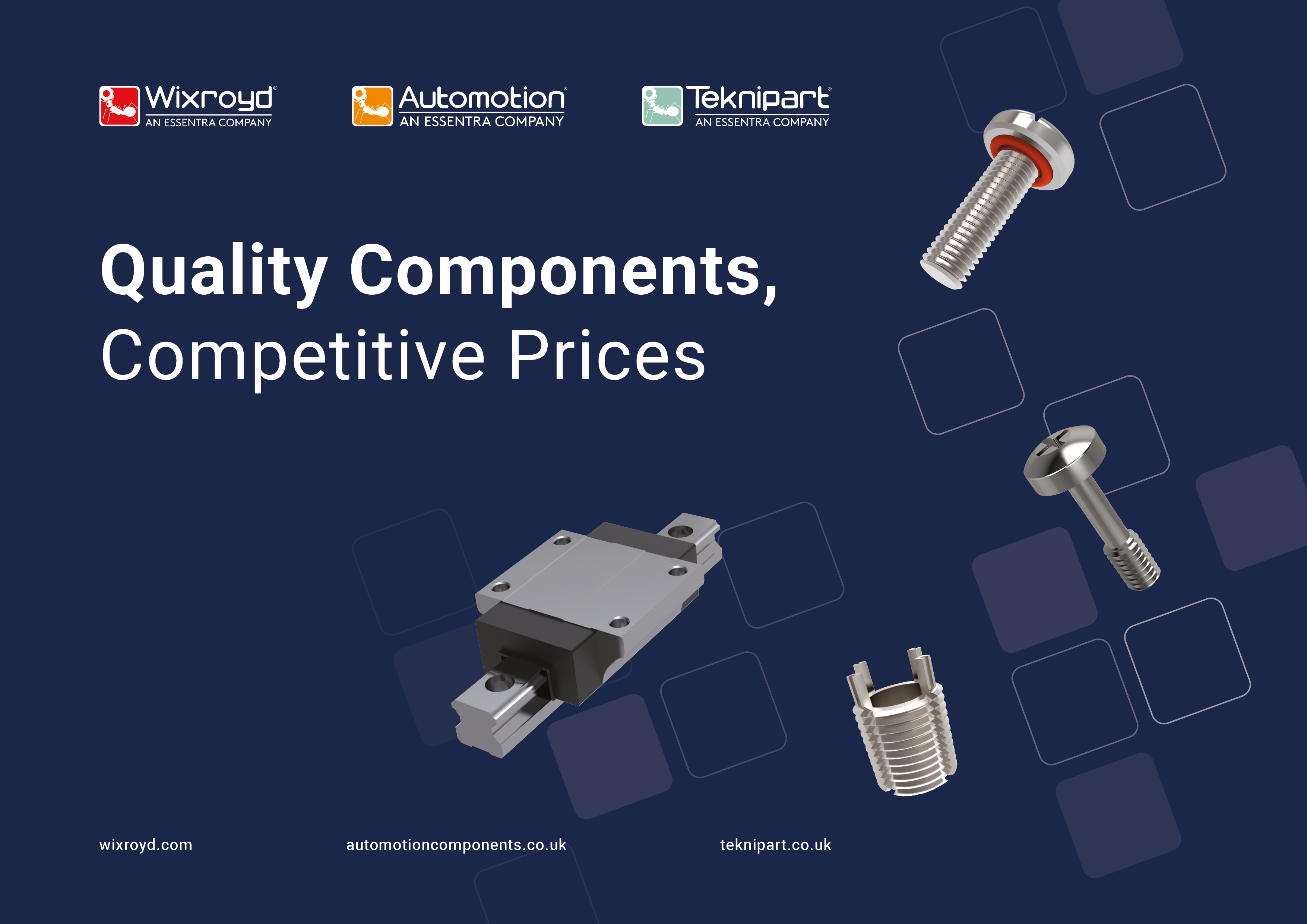 Front cover of our Quality Components, Competitive Prices catalogue